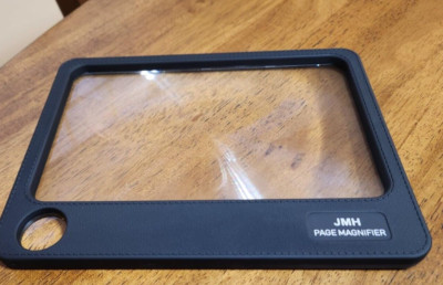 Magnifying Glass for Reading 5X Handheld Large and Lightweight FullPage Magnifer