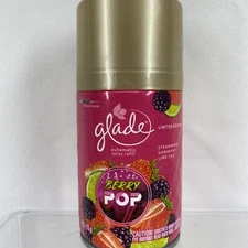 Glade Berry Pop Automatic Spray Air Freshener Refill Limited fresh Strawberry 