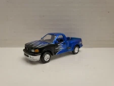 RACING CHAMPIONS  1997 FORD F-150, MET BLUE & BLACK W/ BLACK INTERIOR