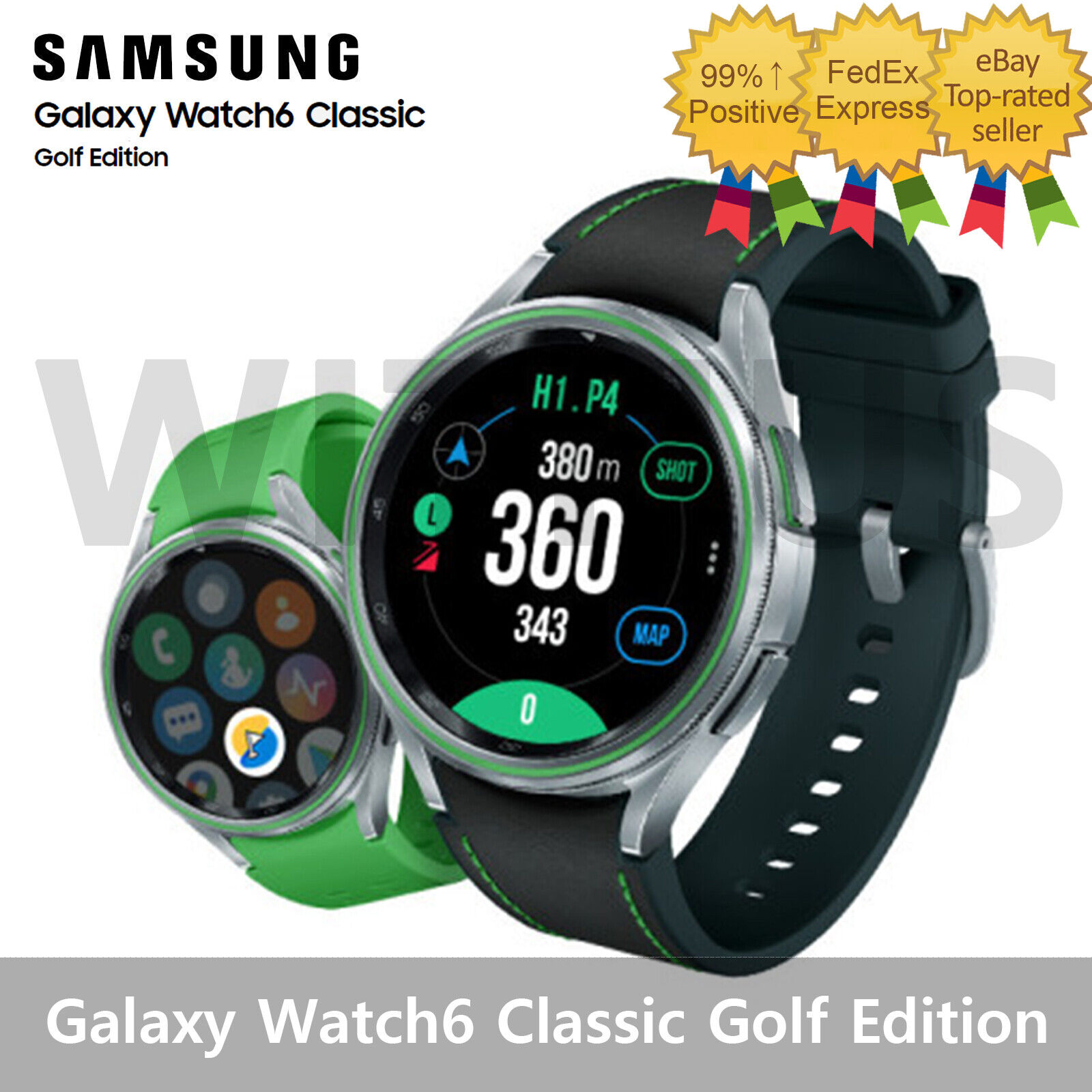 SAMSUNG Galaxy Watch6 Classic Golf Edition 43mm/47mm Smartwatch - Tracking