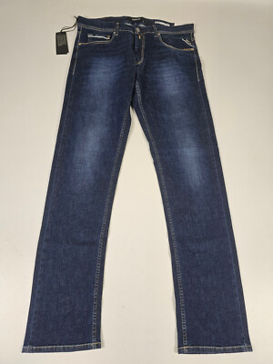 Replay MA972 Grover Herren Jeans Stretch straight fit Hose denim blue Größe 32