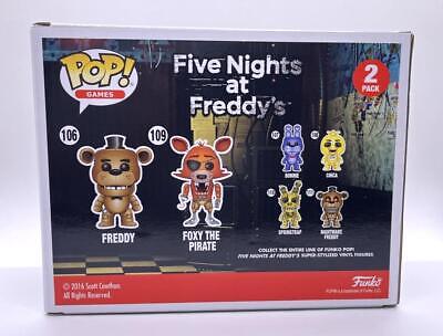 Funko Pop! Games Five Nights at Freddy's Foxy the Pirate with Freddy FYE  Exclusive 2 Pack - US