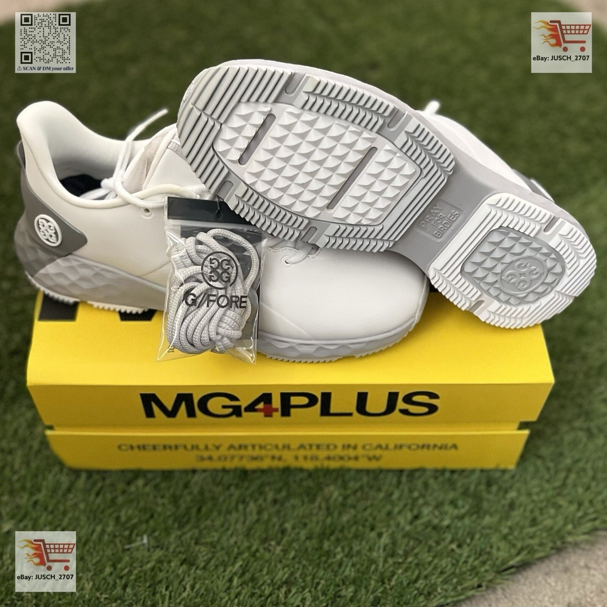 G/FORE GFORE MG4+ LTD Block Golf Shoe Sneaker Swag ⛳️ US