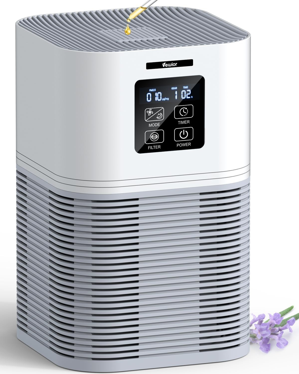 Purificador De Aire Para Alergias Virus Y Bacterias Para 215 Sqft Casa El Cuarto