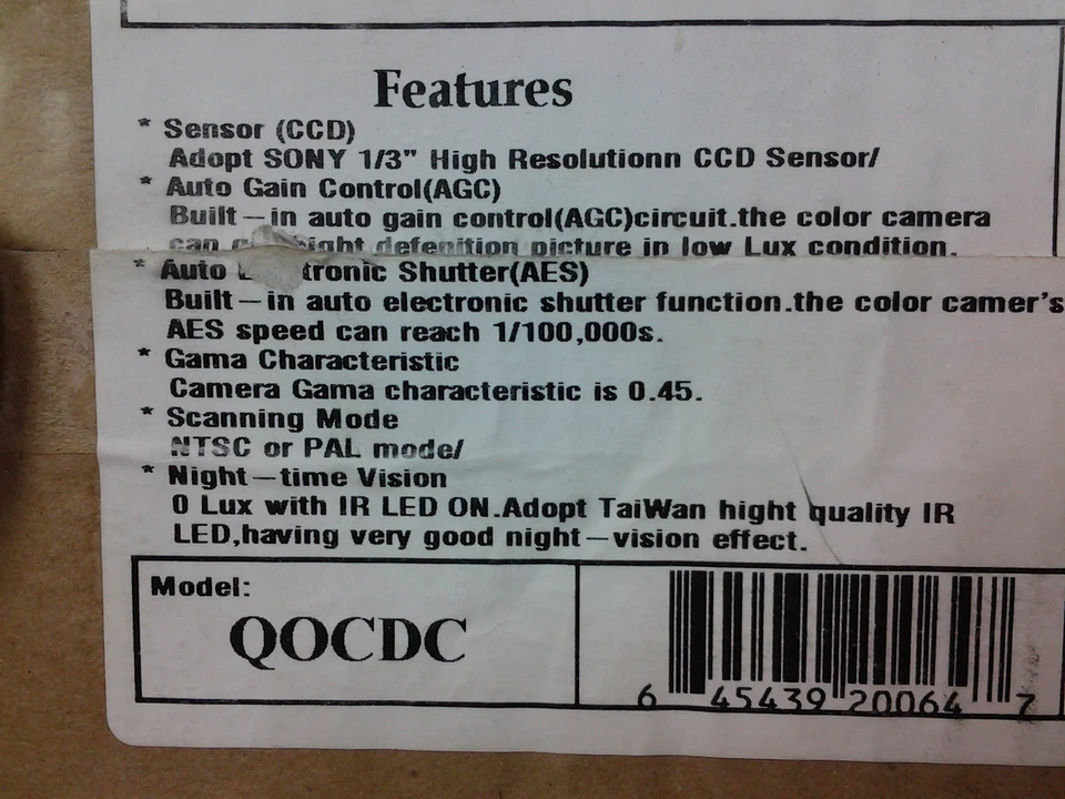 Cámara digital IR QOCDC modelo Q-See soluciones periféricas domo de aluminio Foto 2 de 4