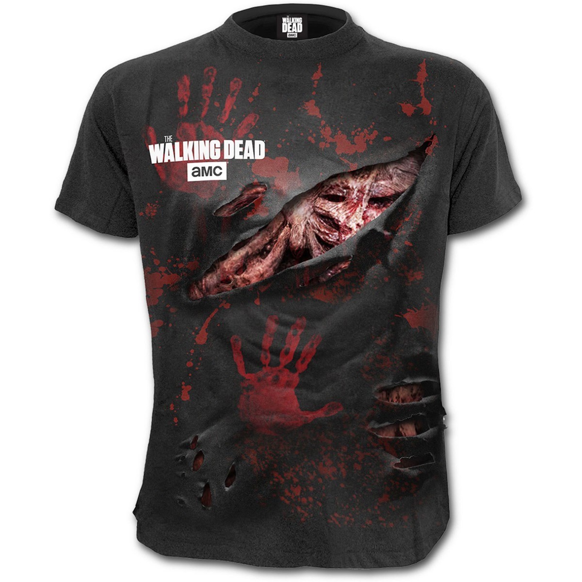 Walking Dead All Infected Ripped Zombie OFFICIAL Spiral Unisex T