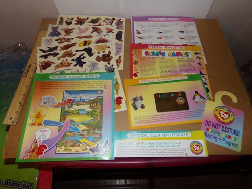 First Edition TY BEANIE BABIES OFFICIAL CLUB MEMBERSHIP KIT - Picture 2 of 4