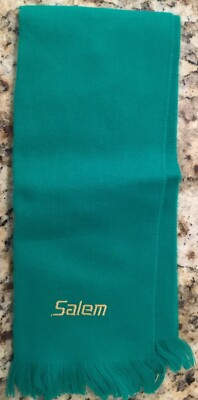 cigarette scarf NEW SALEM CIGARETTE VINTAGE RJR TOBACCO ADVERTISING MUFFLER SCARF FRANCE  ACRYLIC