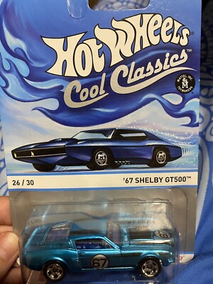 Hot Wheels Cool Classics Spectrafrost Blue '67 Shelby GT500 - Blue
