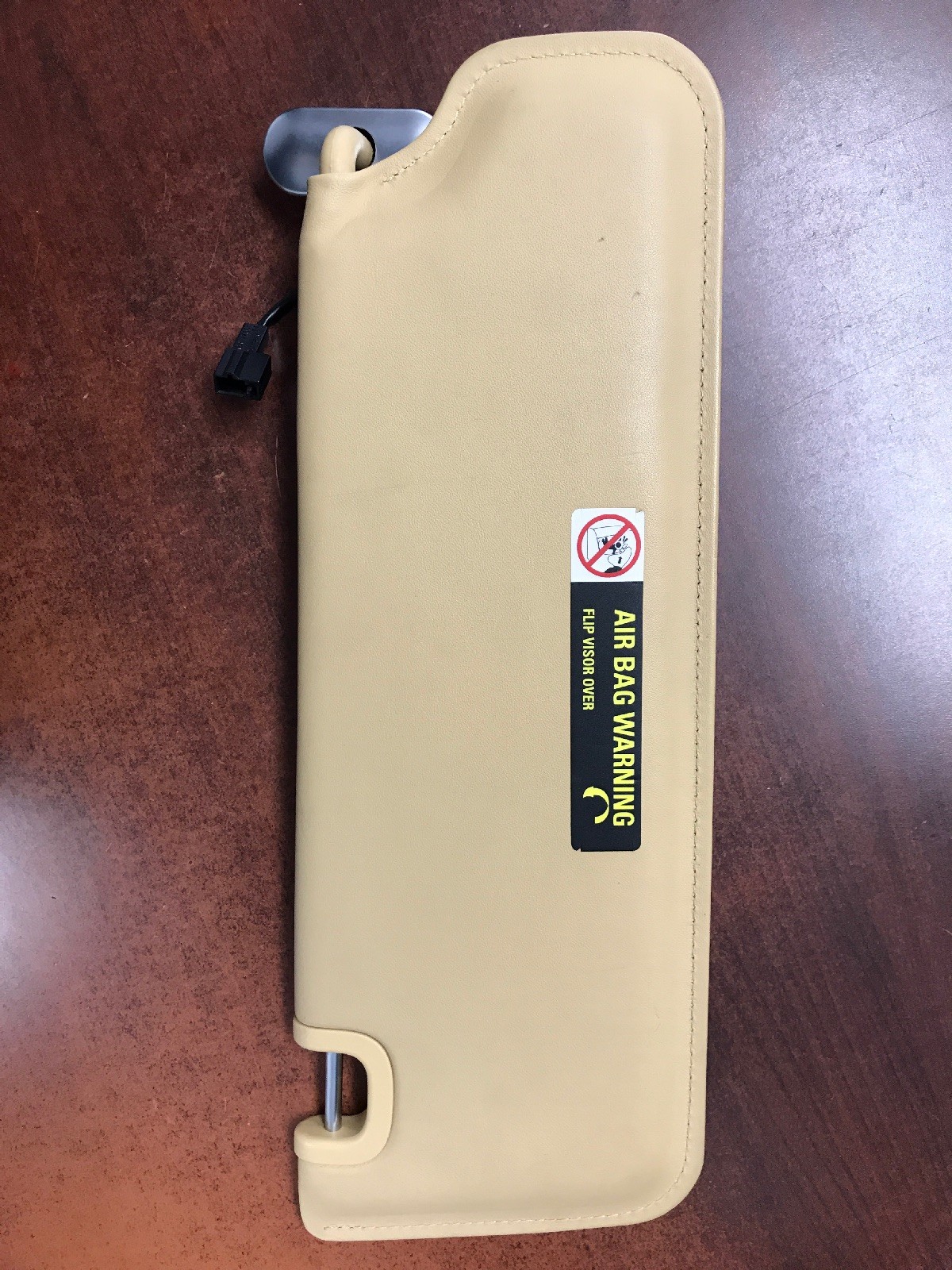 2006 Bentley Continental Flying Spur OEM LH Left Driver Sunvisor Sun Visor Beige