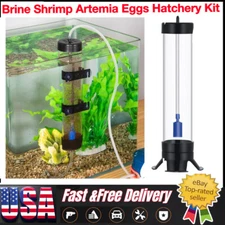 Brine Shrimp Artemia Eggs Hatchery Kit Aquarium Incubator Hatcher For Fish Tank