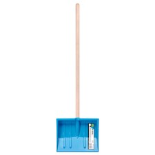 Pelle à neige pour enfants manche en bois naturel bleu rouge matériaux durables