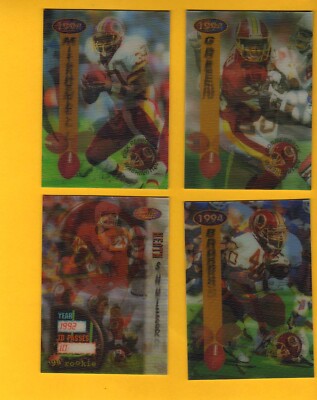 1994 SportFlics Washington Redskins 3-D Set DARRELL GREEN BRIAN MITCHELL SHULER 