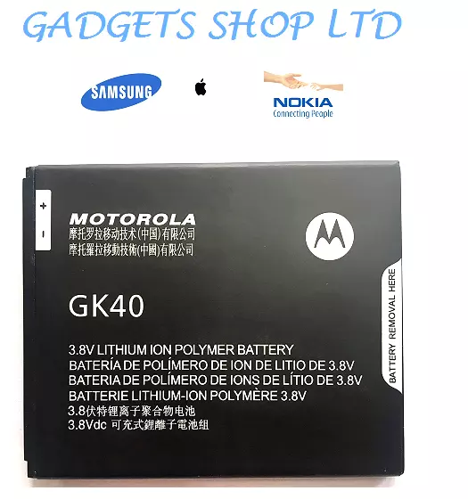 Genuine Motorola GK40 Battery for Motorola Moto G4 Play E3, E4, Moto G5