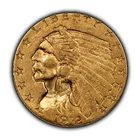 1912 G$2.50 Indian Head Gold Quarter Eagle - Luster - AU/UNC - SKU-G4583
