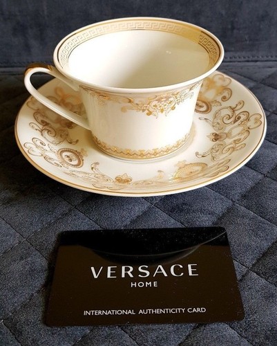 173€ *** VERSACE ROSENTHAL Medusa Gala Teetasse 2-tlg Paire tasse 4 basse (NEUF) - Imagen 2 de 5