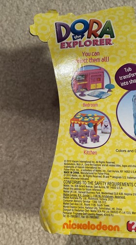 Dora the Explorer Window Surprises Dollhouse Bathroom Set - Picture 4 of 5