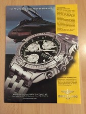 Original Advertising Advertising 2001 Bretling 1884 Men's Wristwatch 
