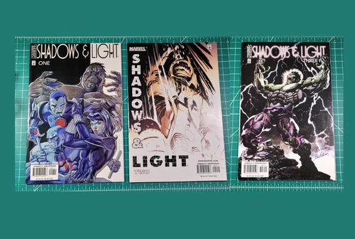 Shadows And Light #1-3 (1998) Full Set 1st Red Room Academy Black Widow VF/NM