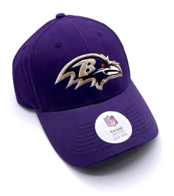 BALTIMORE RAVENS PURPLE ADJUSTABLE HAT MVP AUTHENTIC NFL FOOTBALL