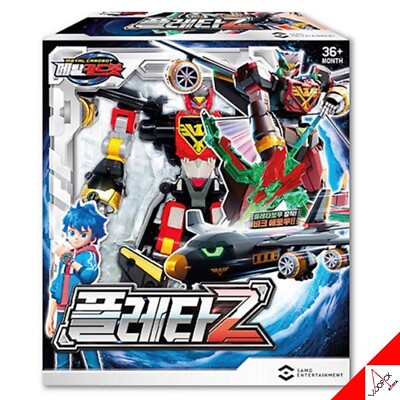 METAL CARDBOT FLETA Z Transformer Robot Black Transport Action