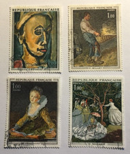 TIMBRES de FRANCE Oblitéré  N° 1672-1673-1702-1703 ( 1971 )