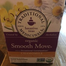Traditional Medicinals Tea - Organic Smooth Move - Chamomile - 16 Bags - Non-GMO