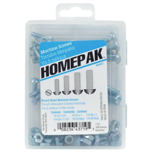Hillman HOMEPAK Round Slotted Machine Screw Assortment 41817