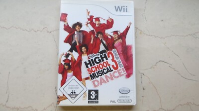 Nintendo Wii - High School Musical 3 - Senior Year Dance! - Mit Handbuch