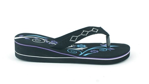 SANDALIAS DE MUJER SEÑORA TACÓN BAJO CUÑA VERANO PLAYA CHANCLAS TANGA ZAPATOS TALLA - Imagen 5 de 27