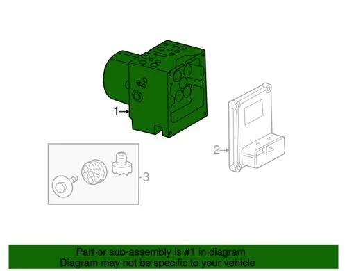 Válvula moduladora de presión de freno genuina GM 2008-2015 Cadillac CTS STS V 15298281 Foto 4 de 4