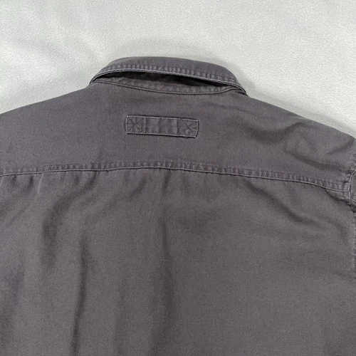 Duluth Trading Co. Jacket Mens 2XL Tall Gray Fire Hose Flannel Lined Pockets image 16