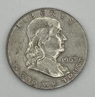 1963-D Franklin Half Dollar - 90% Silver - Final Year!