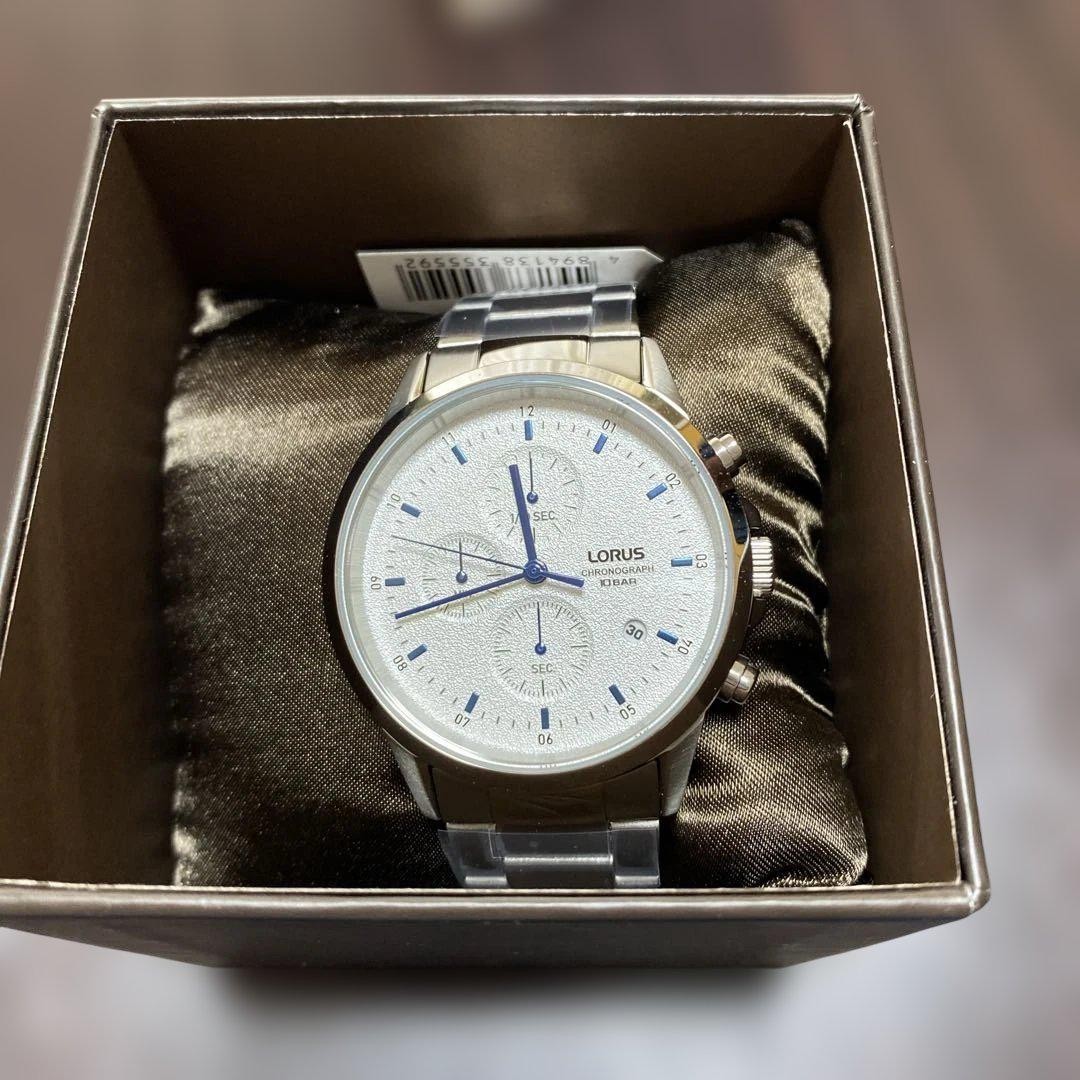 Seiko Lorus Mens Classic Date Stainless Steel Watch 38mm Pre-Owned