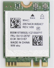 Realtek RTL8852AE Wireless card for Lenovo FRU 5W10V25797