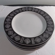 Set Of 6 1992 Sakura "Sphinx" 8 1/4" Salad/Dessert Plates