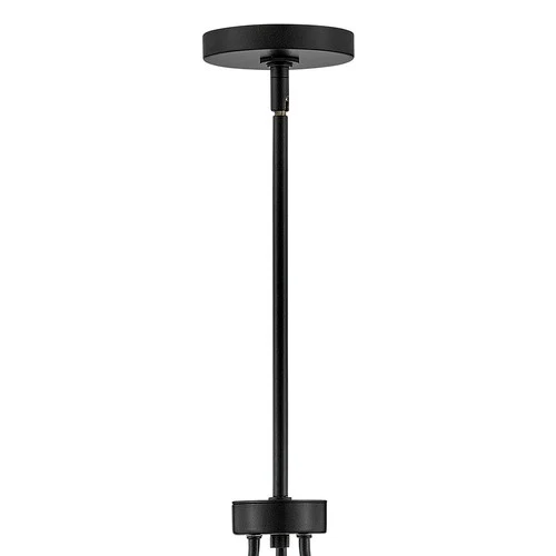 Lark 83159 Lazlo 12 Light 38"W Ring Chandelier - Black - Picture 4 of 9