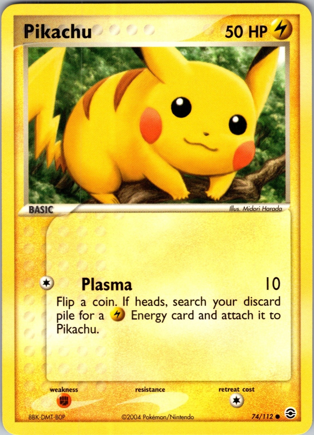 Pikachu 74/112 Common Regular FireRed & LeafGreen NM