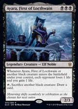 MTG English Ayara, First of Locthwain NM Normal Throne of Eldraine