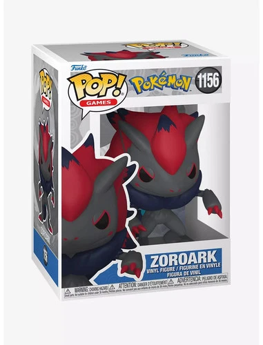 Funko POP! Pokemon Zoroark Games Figure 1156 + Protector