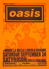 Oasis Vintage Music Poster Festival Premium Photo Wall Art 4 Sizes