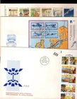 # FINLAND 1988 - 3 FDC - TRANSPORT - AVIATION - PLANES - POST - SPACE - HORSES