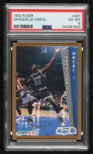 1992-93 Fleer Shaquille O'Neal #401 PSA 6 Rookie RC HOF