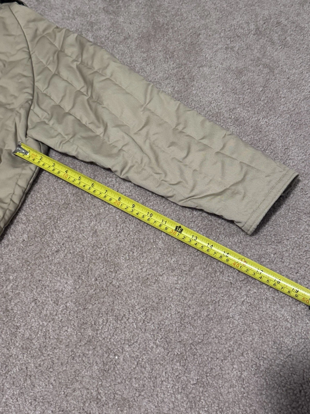 Vintage Aquascutum LondonMade in England Quilted JacketBeige Check Lined - product detail image 12