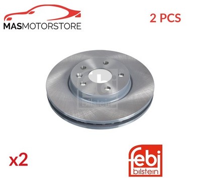 BREMSSCHEIBEN SATZ PAAR VORNE FEBI BILSTEIN 104857 2PCS P NEU OE QUALITÄT