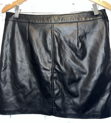 Minifalda BB Dakota Steve Madden de cuero sintético dos bolsillos negra XL - Imagen 6 de 18
