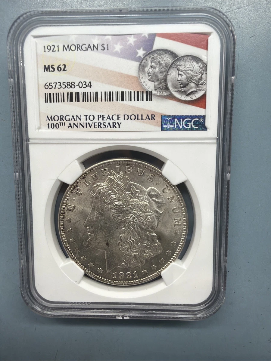 MS 62 Graded 1921 Year Morgan US Dollars (1878-1921) for sale | eBay