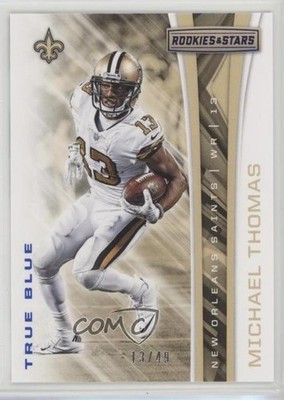 2017 Panini Rookies & Stars True Blue 13/49 Michael Thomas #165 0f8