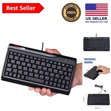 Professional USB Wired Keyboard - Compact 78-Key Design for Office Use