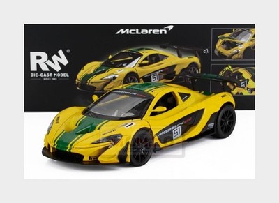 1:24 RE-EL TOYS Mclaren P1 #51 Racing 2013 gelb grün RE0828Y Modell